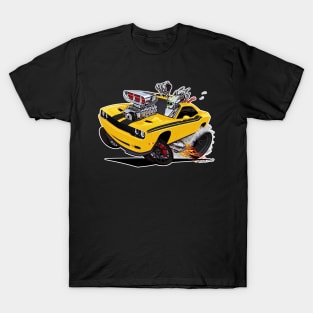 top banana yellow Challenger HELLCAT T-Shirt